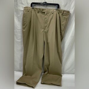 Savane Motion Stretch Pleated Pants | 46x30 | Khaki – NWT